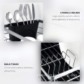 1 Tier 201 Stainless Steel Dish Rack Durable Using Stainless Steel Dish Drainer Factory